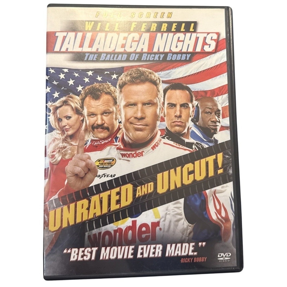 Talladega Nights-Ballad of Ricky‎ Bobby (DVD, 2006) Fullscreen Unrated & Uncut!